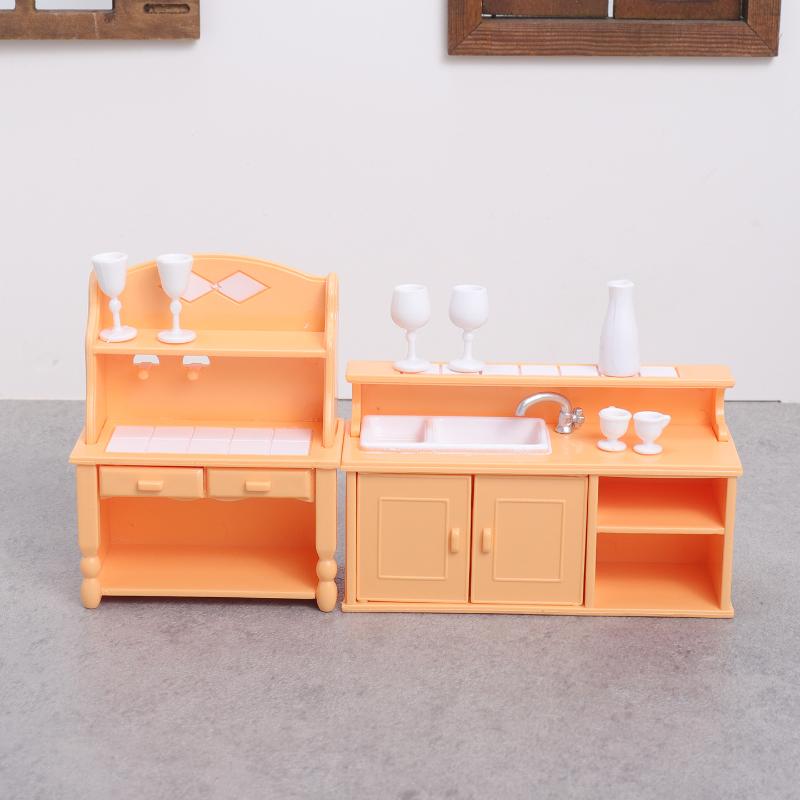 Dollhouse Furniture Set - (.) 1 세트 인형의 집 주방