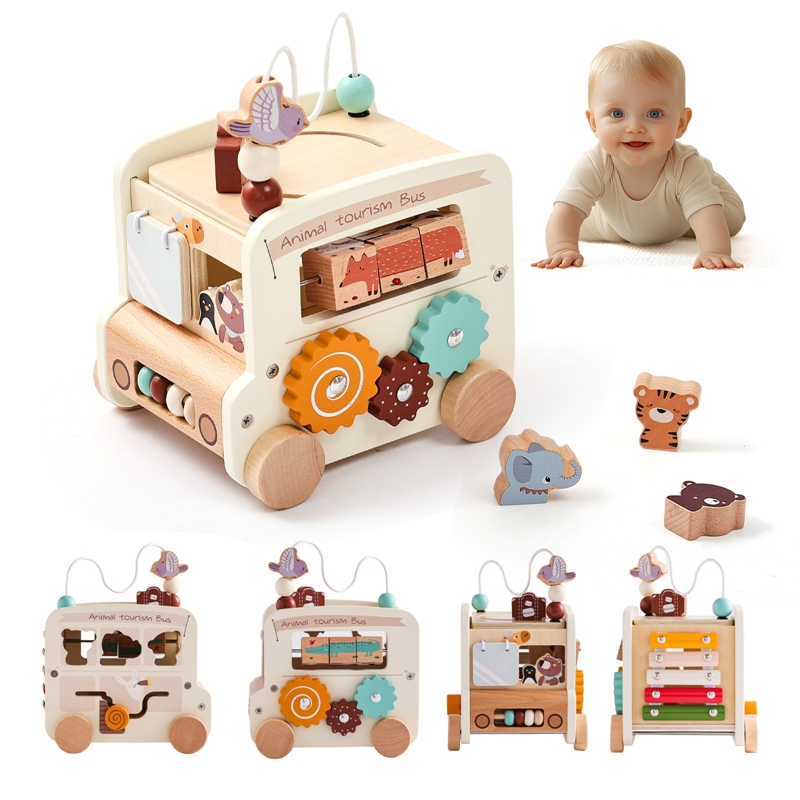 Kids Toys 2 Year Old - 몬테소리 나무 어린이 장난감 비지토이 교육용