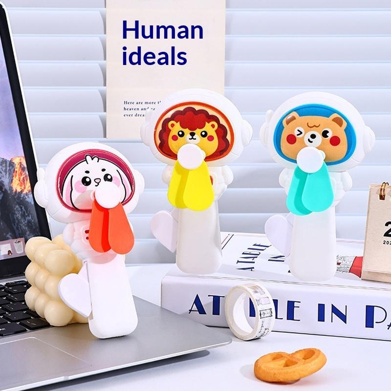 Kid Toys Ads - 만화 아이스크림 쿠키 미니 손풍기, 랜덤