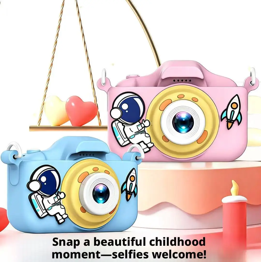 어린이 카메라 HD 듀얼 렌즈 1080P 비디오 레코더 - Kids Toys Youtube 리뷰 및 가격