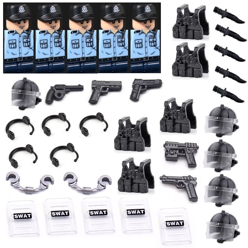 홍콩 시티 PTU 경찰 군인 군사 무기 미니 액션 피규 - Kids Toys Hong Kong 리뷰 및 가격