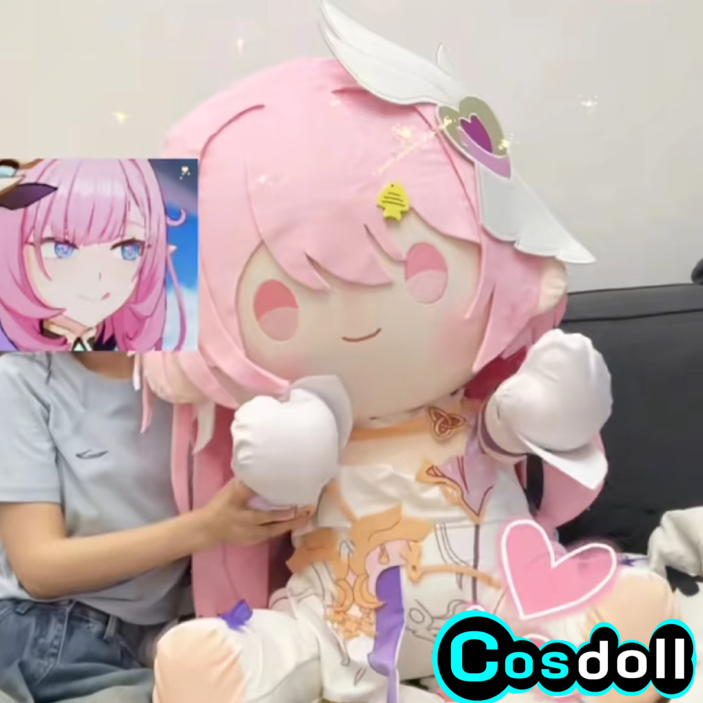80cm 혼카이 임팩트 3 엘리시아 봉제 인형 플러시  - Soft Plush Doll 리뷰 및 가격
