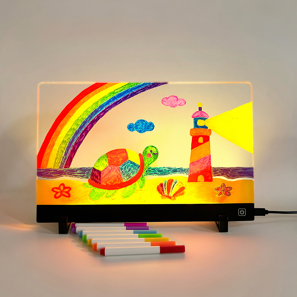 어린이용 재사용 가능한 LCD 태블릿 지우개가 있는 빛 - Kids Toys Drawing 리뷰 및 가격