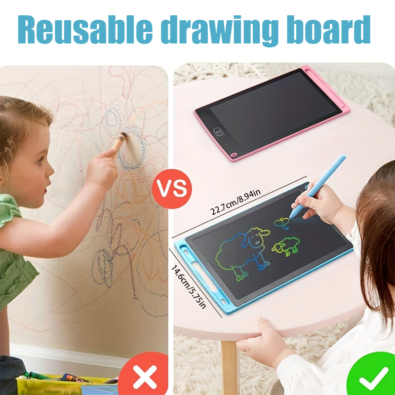 어린이용 LCD 쓰기 태블릿, 8.5인치 다채로운 낙서 - Kids Toys Drawing 리뷰 및 가격