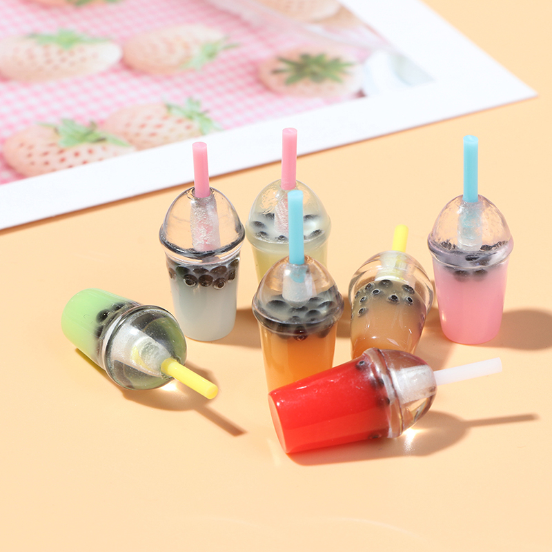 5개 1:12 인형의 집 미니어처 진주 밀크 티 컵 인 - Dollhouse Furniture Set 리뷰 및 가격