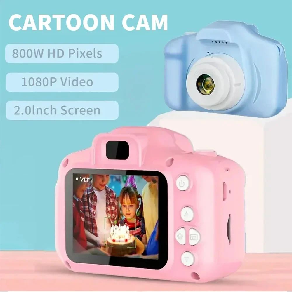 아이를위한 미니 어린이 디지털 카메라 사랑스러운 X2  - Kids Toys Youtube 리뷰 및 가격