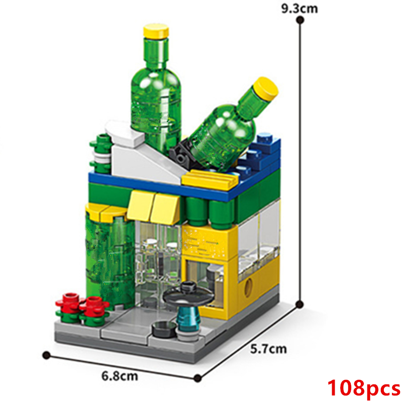 새로운 DIY 레스토랑 커피 밀크 티 스토어 스트리트  - Kids Toys In Store 리뷰 및 가격