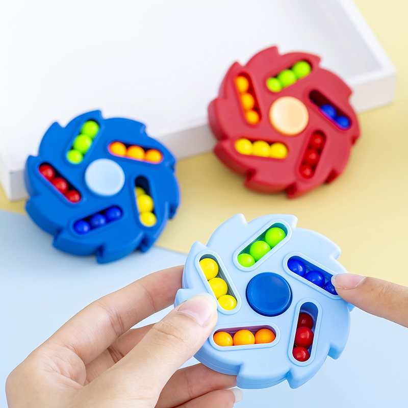 2개입 매직 회전 콩 퍼즐 큐브 스피너 저렴한 스트레스 - Kids Toys Low Price 리뷰 및 가격