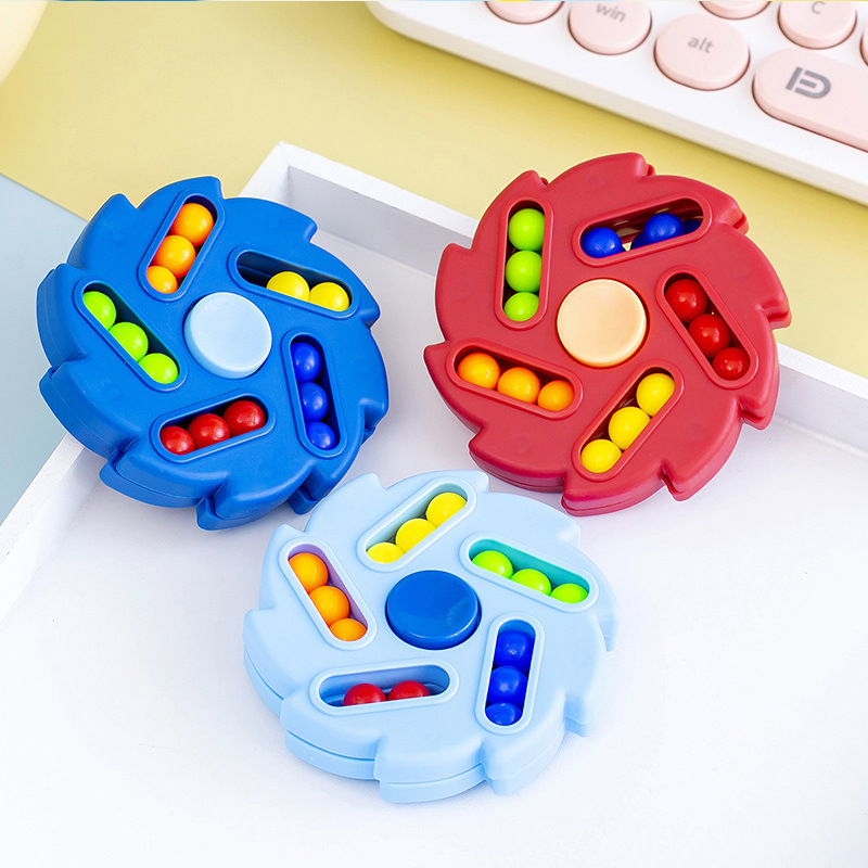 2개입 매직 회전 콩 퍼즐 큐브 스피너 저렴한 스트레스 - Kids Toys Low Price 리뷰 및 가격