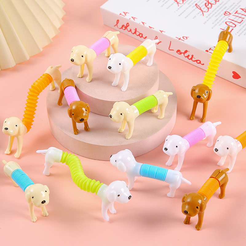 10개 신축성 강한 강아지 스트레스 해소 팝 튜브 장난 - Kids Toys Youtube 리뷰 및 가격