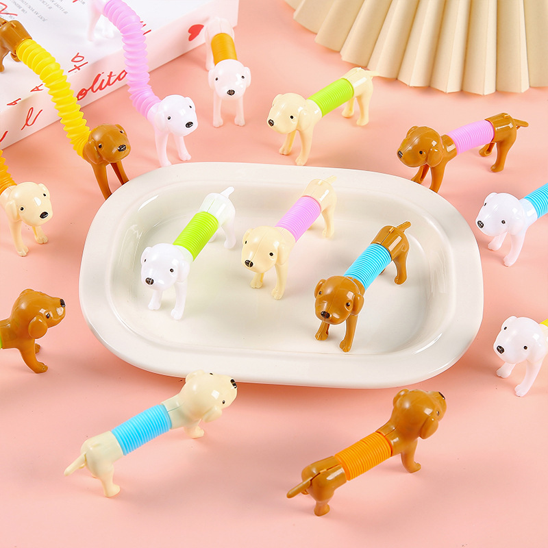 10개 신축성 강한 강아지 스트레스 해소 팝 튜브 장난 - Kids Toys Youtube 리뷰 및 가격