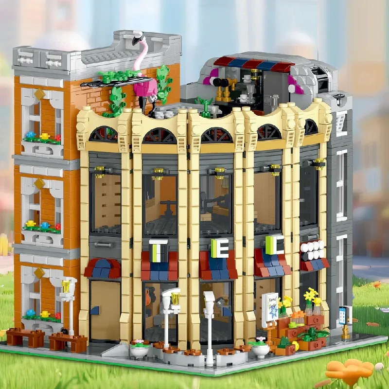 3231PCS 창의적인 전문가용 MOC 라운드 코너 샵 - Kids Toys In Store 리뷰 및 가격