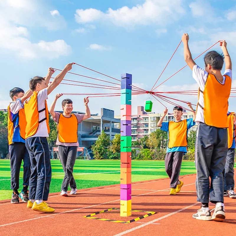 팀워크 게임 타워 빌딩 야외 스포츠 장난감 팀 빌딩 게 - Kids Toys Company 리뷰 및 가격