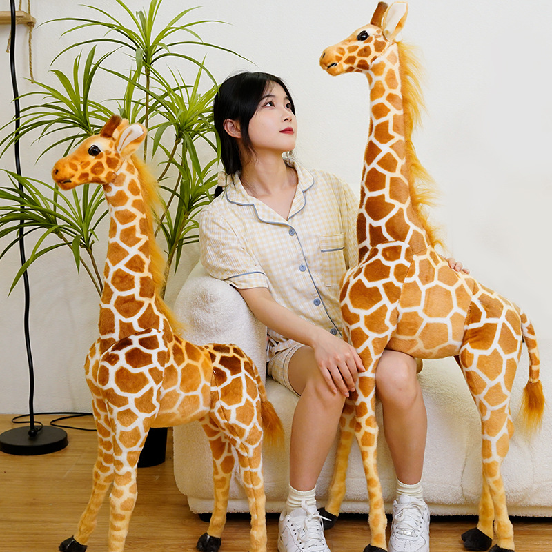 50-140cm 고품질 거대한 실제 생활 기린 플러시  - Kids Toys Quality 리뷰 및 가격