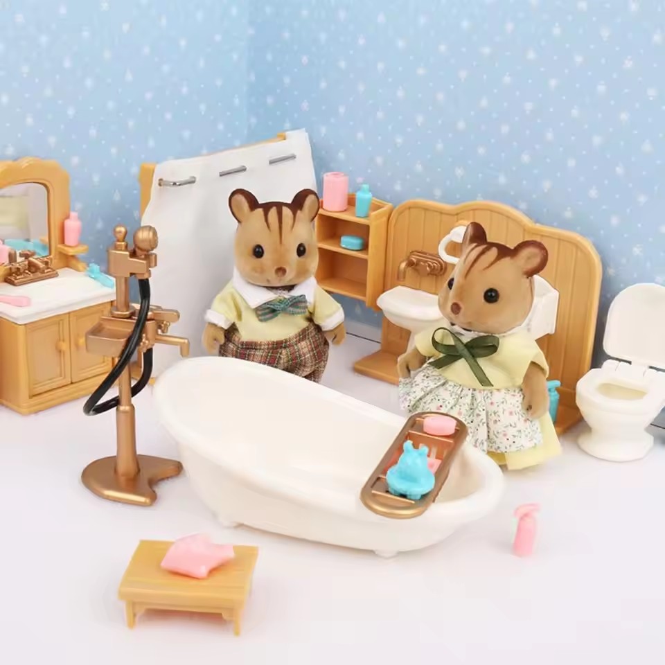 1/12 스케일 인형 집 가구 세트 침실 욕실 주방 거 - Dollhouse Furniture Set 리뷰 및 가격