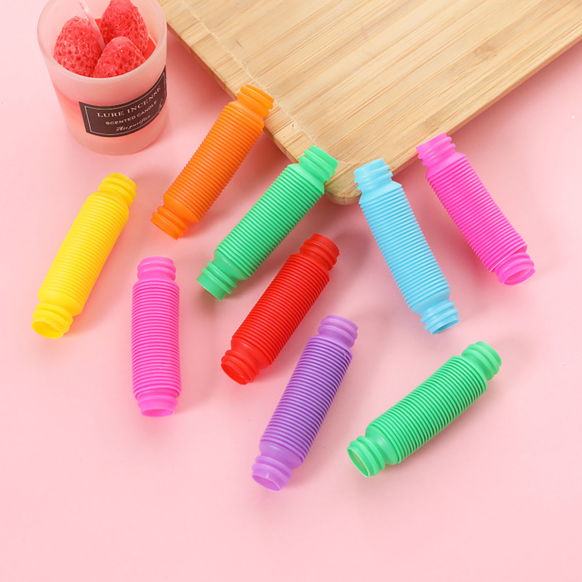 10-30PCS 다채로운 텔레스코픽 튜브 Fidget  - Kids Toys Youtube 리뷰 및 가격