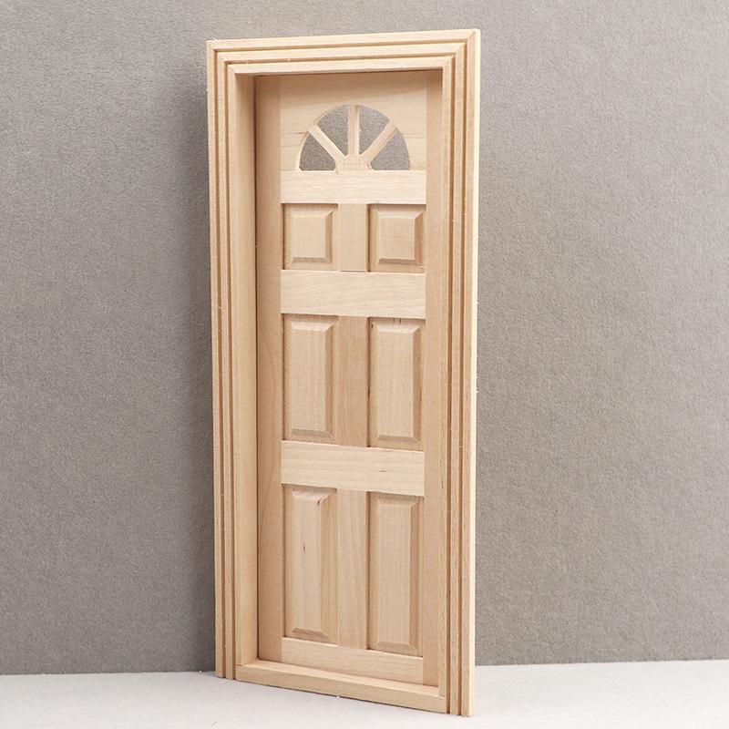 1 세트 가구 액세서리 1/12 목재 무도색 6패널 도 - Dollhouse Furniture Set 리뷰 및 가격