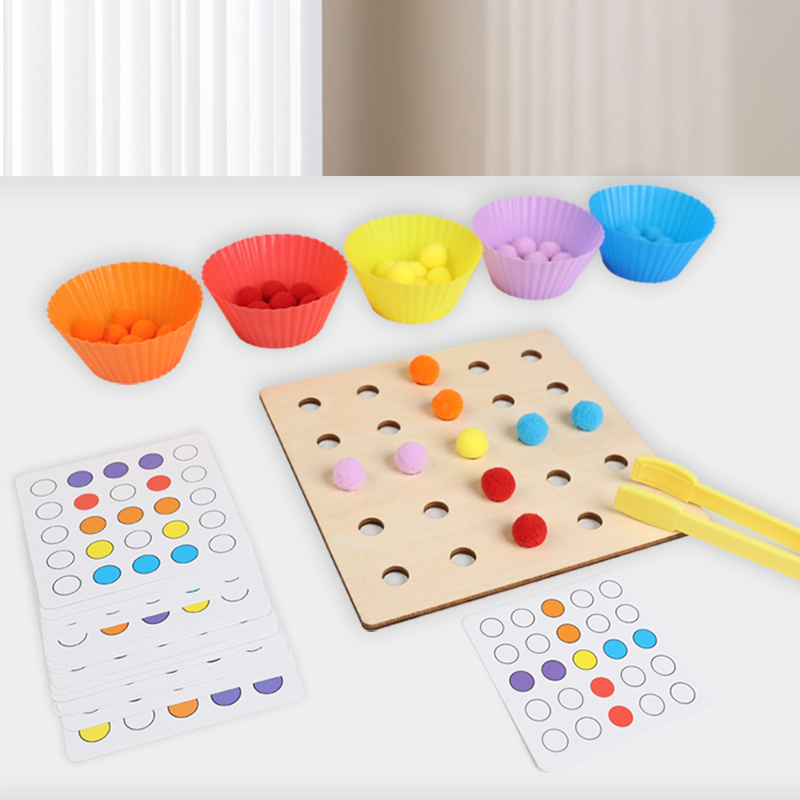 나무 클립 비즈 장난감 몬테소리 미세 모터 훈련 색상  - Kid Toys Ads 리뷰 및 가격