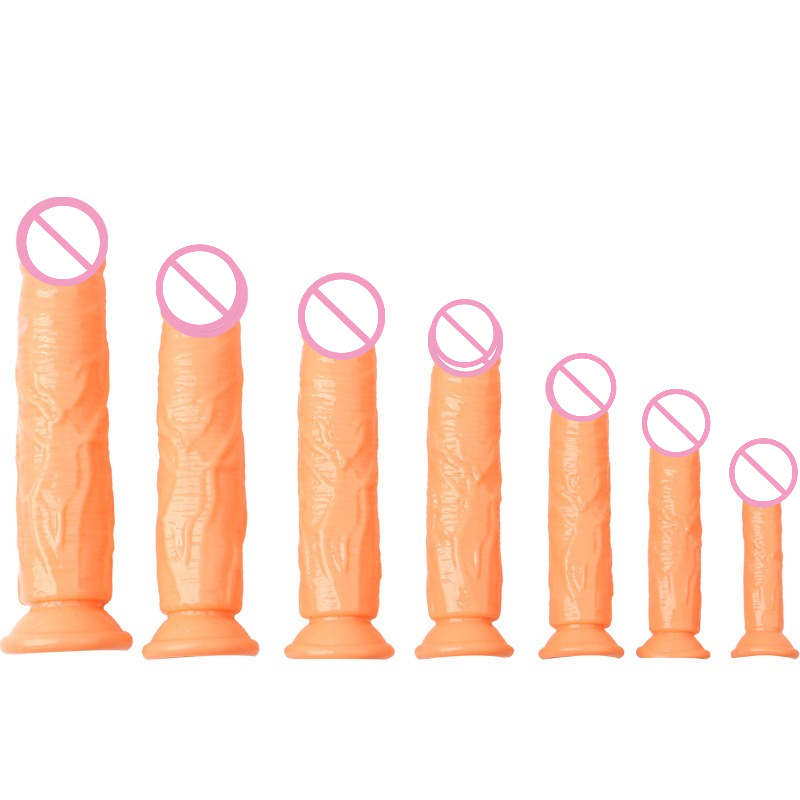 저렴한 5가지 색상의 작은 투명 딜도 흡착 컵 젤리 딕 - Kids Toys Low Price 리뷰 및 가격