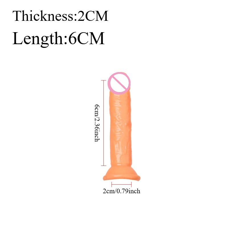 저렴한 5가지 색상의 작은 투명 딜도 흡착 컵 젤리 딕 - Kids Toys Low Price 리뷰 및 가격