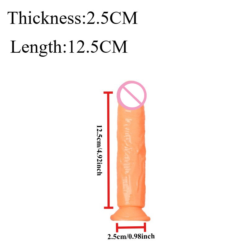 저렴한 5가지 색상의 작은 투명 딜도 흡착 컵 젤리 딕 - Kids Toys Low Price 리뷰 및 가격